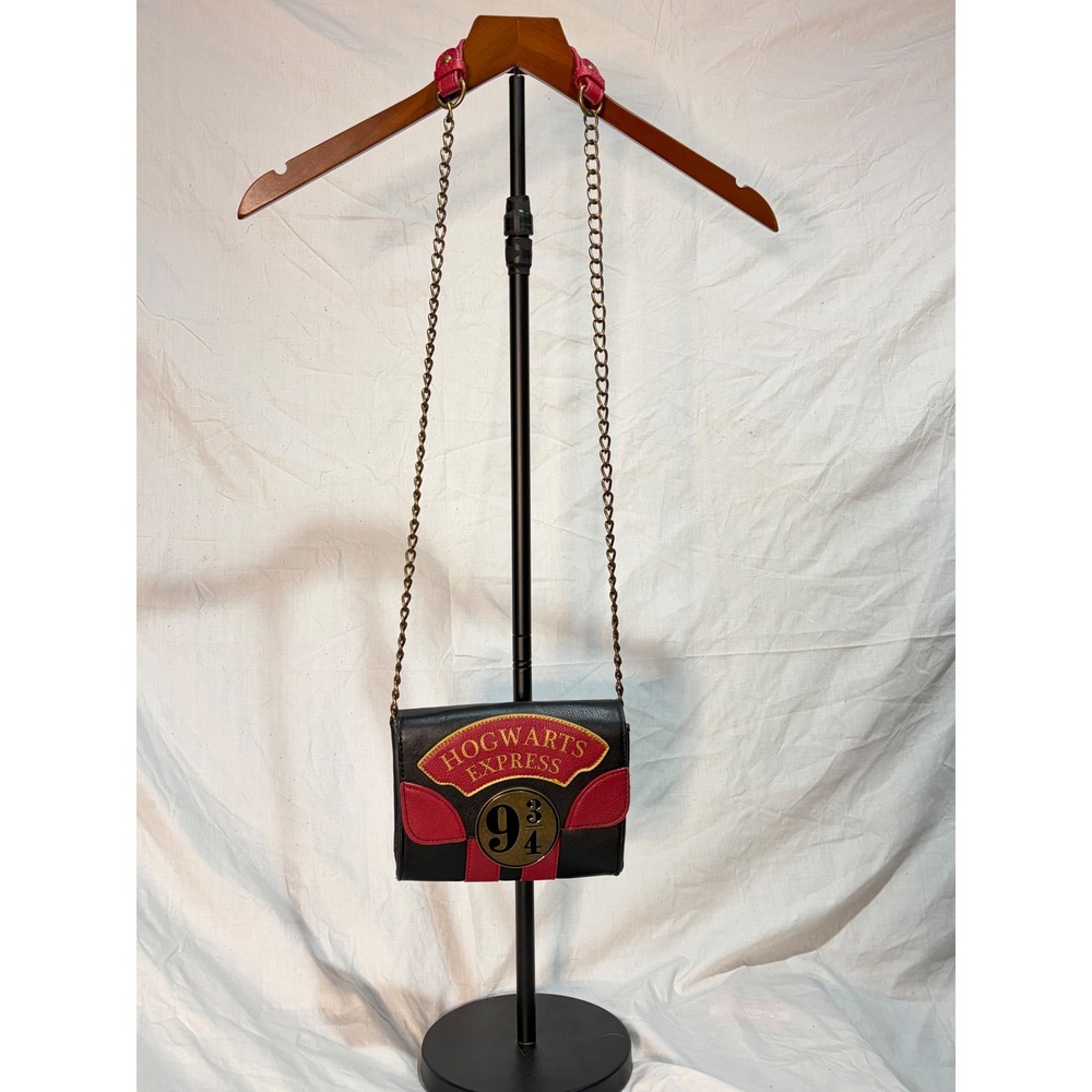 Harry Potter‎ Hogwarts Express Platform 9 3/4 Crossbody Bag Black Red Gold